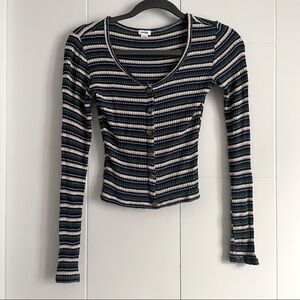 3/$45 Garage Striped Longsleeve